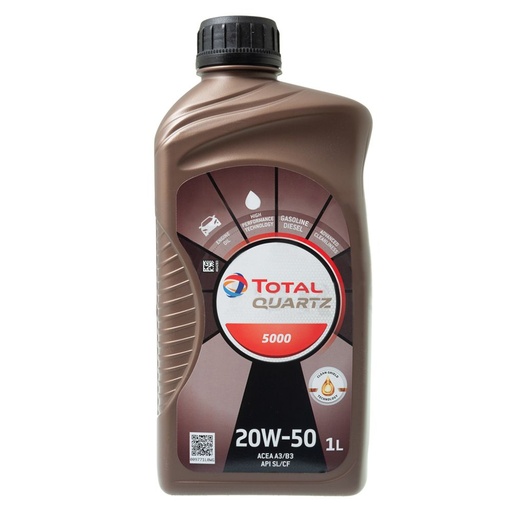 [213737] QUARTZ 5000 20W50 (1L) SL